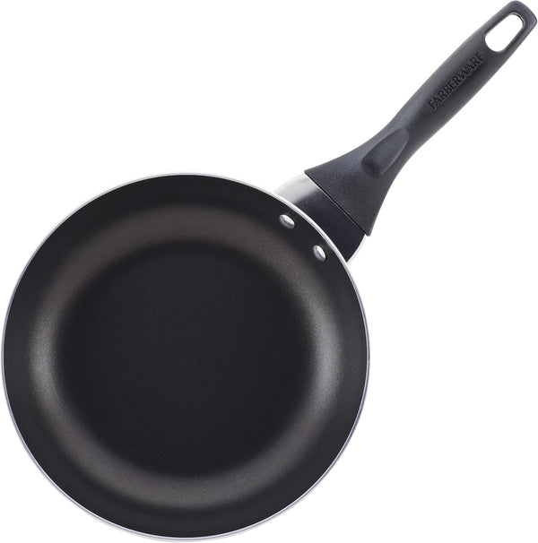 Nonstick Aluminum Pots and Pans Set, 15-Piece | Dishwasher Safe Nonstick Cookware Set with Lids for Everyday Cooking and Easy Cleanup, in Pewter10