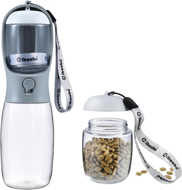 Cibaabo Dog Water Bottle Portable with Food Container & Filter for Travel | Feeding & Hydration | Travel Water Bowl | Portable Pet Dispenser | Dog Gifts | Puppy Essentials | for Hiking Camping Beach29