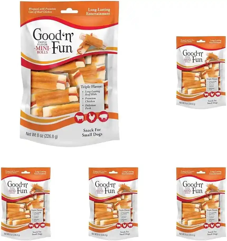 good-n-fun-mini-rolls-long-lasting-treat-for-small-dogs-with-real-proteins-beef-hide-and-premium-chicken-supports-dental-health-mental-stimulation-8-oz