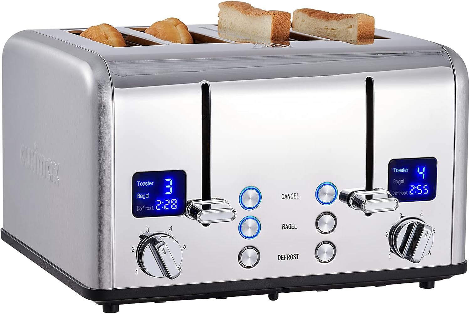 4-slice-stainless-steel-toaster-with-digital-display-silver-led-display-with-countdown-timer-6-browning-levels-bagel-defrost-cancel-dual-independent-controls-1-5-extra-wide-slots