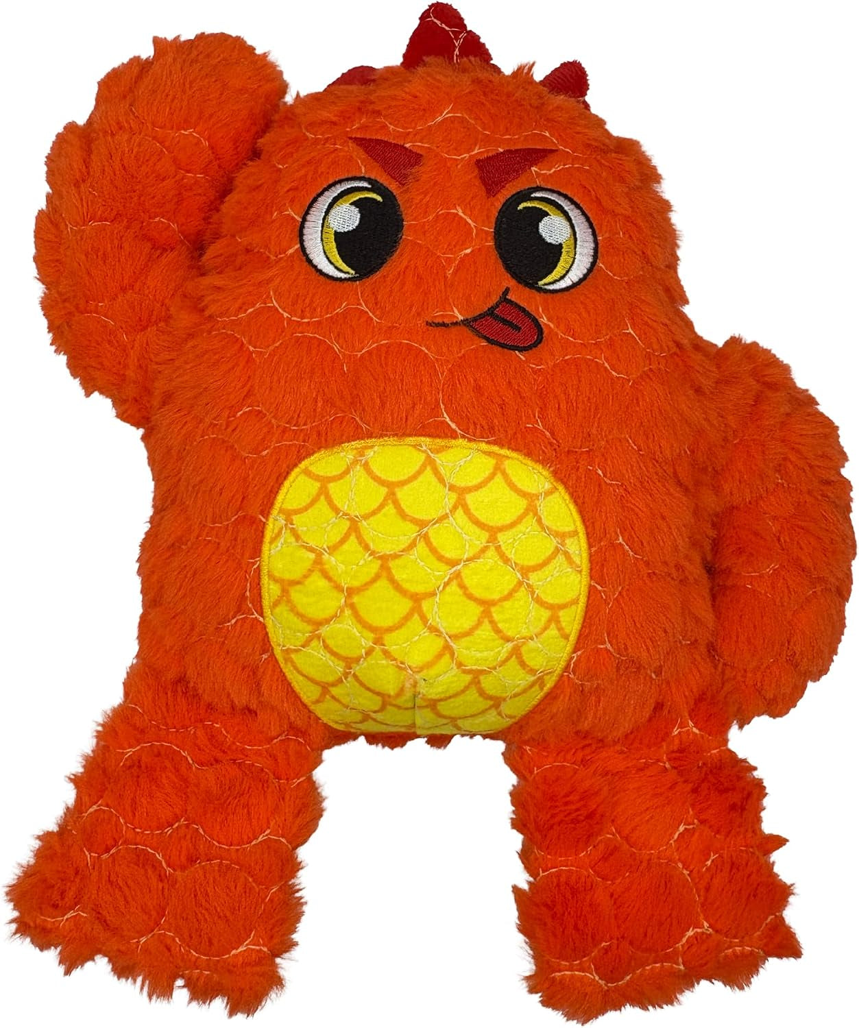 bite-force-dog-toy-large-durable-strong-plush-orange-monster-dog-toy-kevlar-reinforced-for-aggressive-chewers