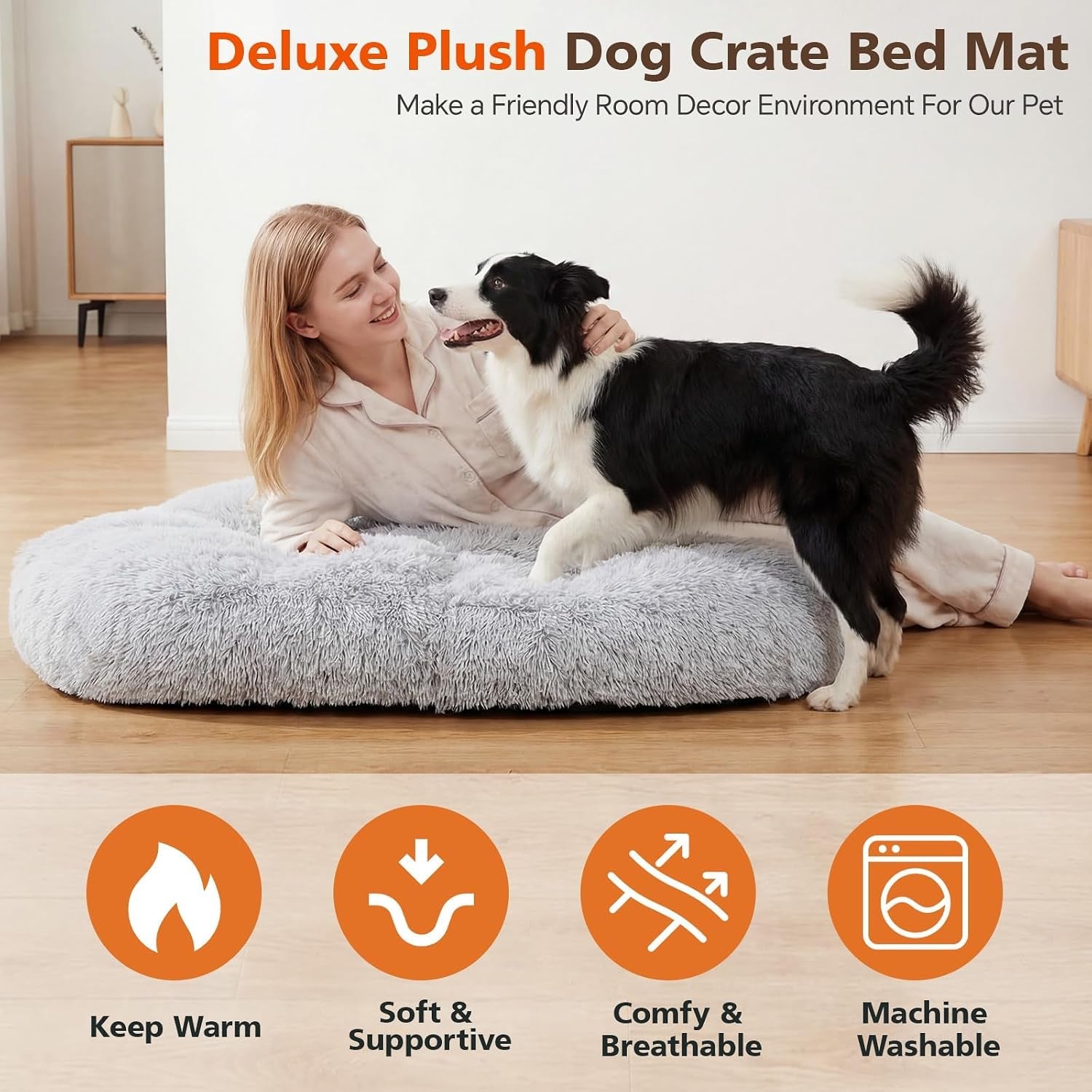 lemonroad-42-5-inch-corner-dog-crate-bed-pad-washable-dog-kennel-pad-mat-furniture-for-large-dogs-thick-plush-crate-pet-cage-sleeping-bed-pet-corner-side-table-only-mat