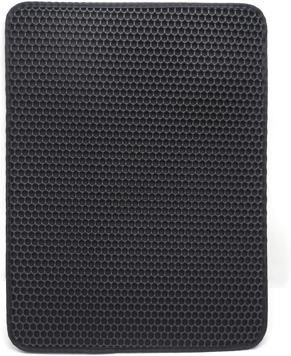 hongk-pet-supplies-cats-litter-housebreaking-60x45-black-cat-litter-mat-double-layer-pad-trapper-folding-pad-eva-foam-rubber