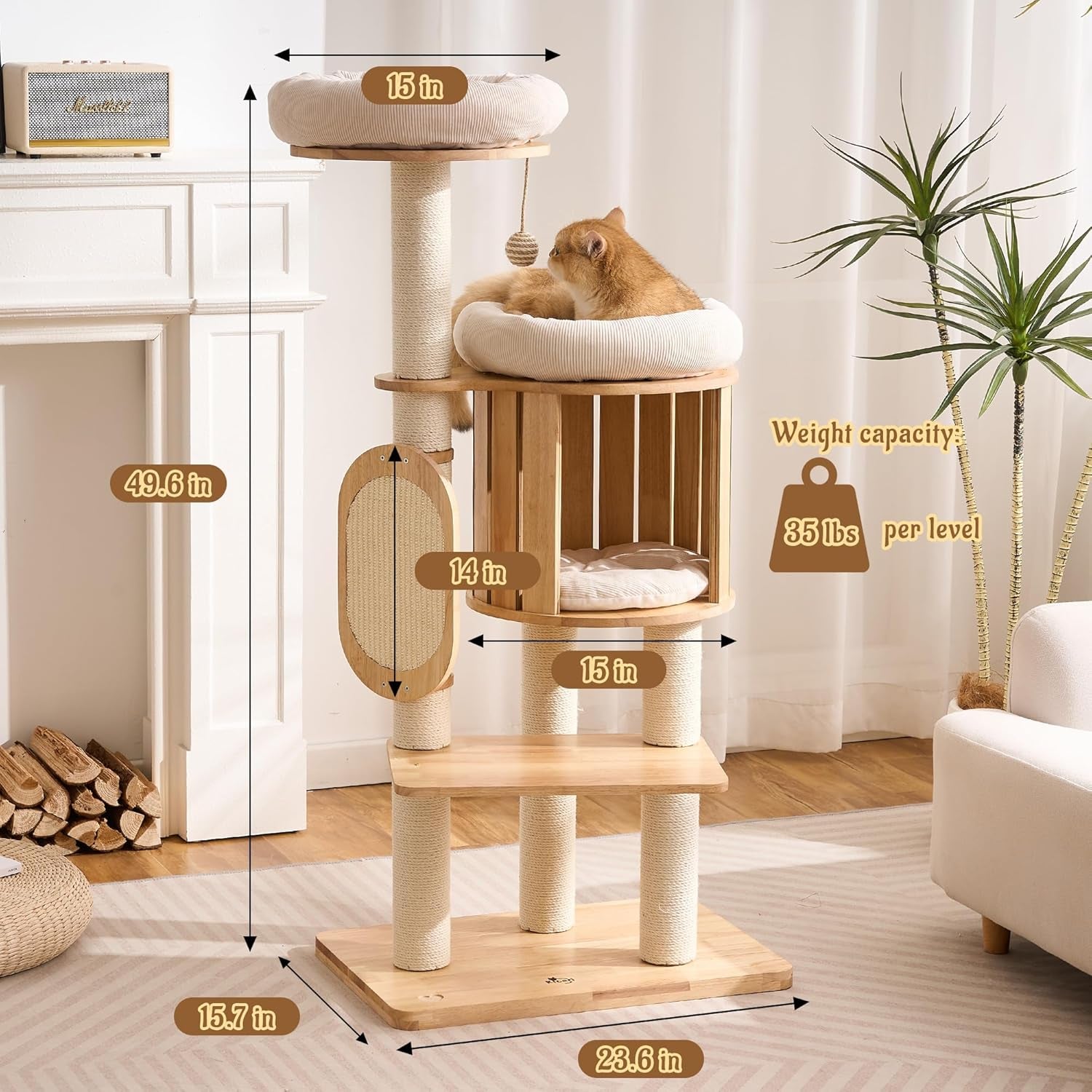 50-modern-cat-tree-for-indoor-cats-small-to-medium-solid-wood-cat-tower-with-sisal-scratching-posts-cat-scratcher-cardboard-cozy-cat-beds-hidden-cat-condo-multi-level-cat-furniture