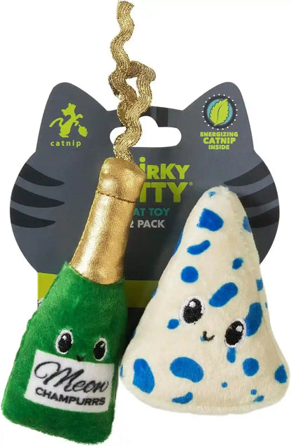 Quirky Kitty Flingin Purr Tarts Catnip Filled Interactive Cat Toys, 2 Pack | Pastry Themed Pair Made for Tossing Games, Sparks Batting, Chasing and Playful Energy in Felines during Active Daily Sessions10