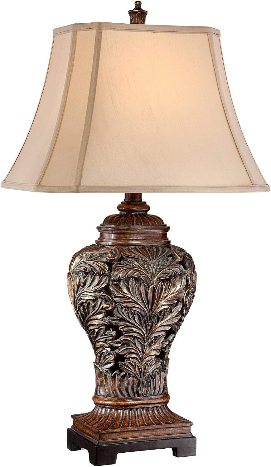 leafwork-32-1-2-table-lamp-large-bronze-brown-vase-cottage-rectangular-shade-traditional-wood-living-room-bedroom-bedside-nightstand-house-office-home-family-tan-end