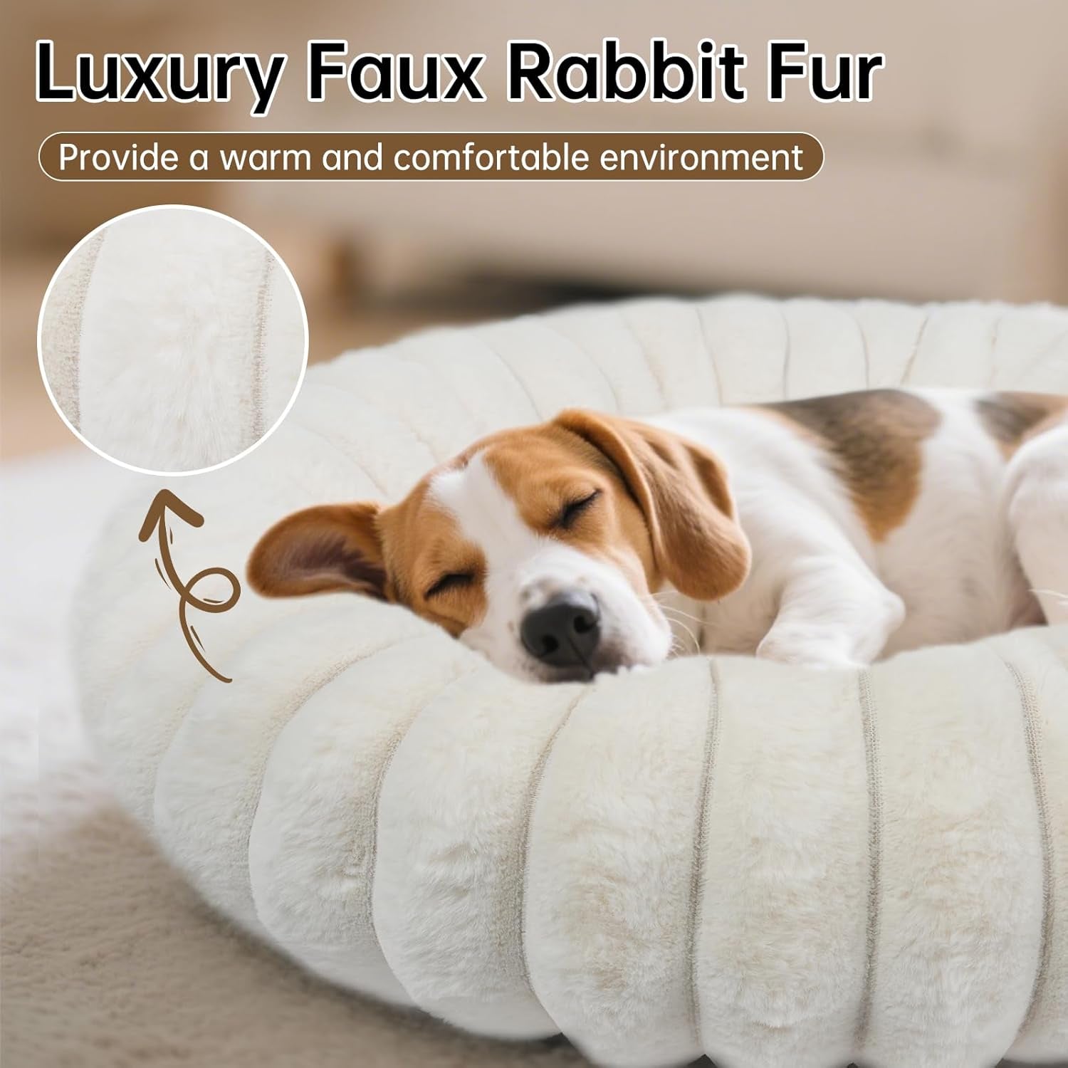 donut-dog-and-cat-bed-luxurious-comfortable-faux-rabbit-fur-pet-beds-round-anti-anxiety-calming-puppy-kitten-bed-with-anti-slip-bottom-for-small-medium-dogs-cats20-white