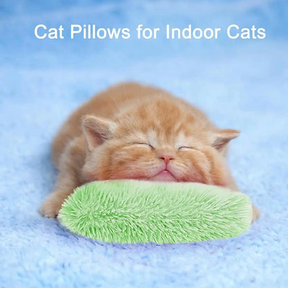 Rishoesu 3 Pcs Interactive Cat Toys Cat Pillows, Soft and Durable Crinkle Sound Catnip Toys, for Indoor Cats Funny Kitten Toys Exercise6