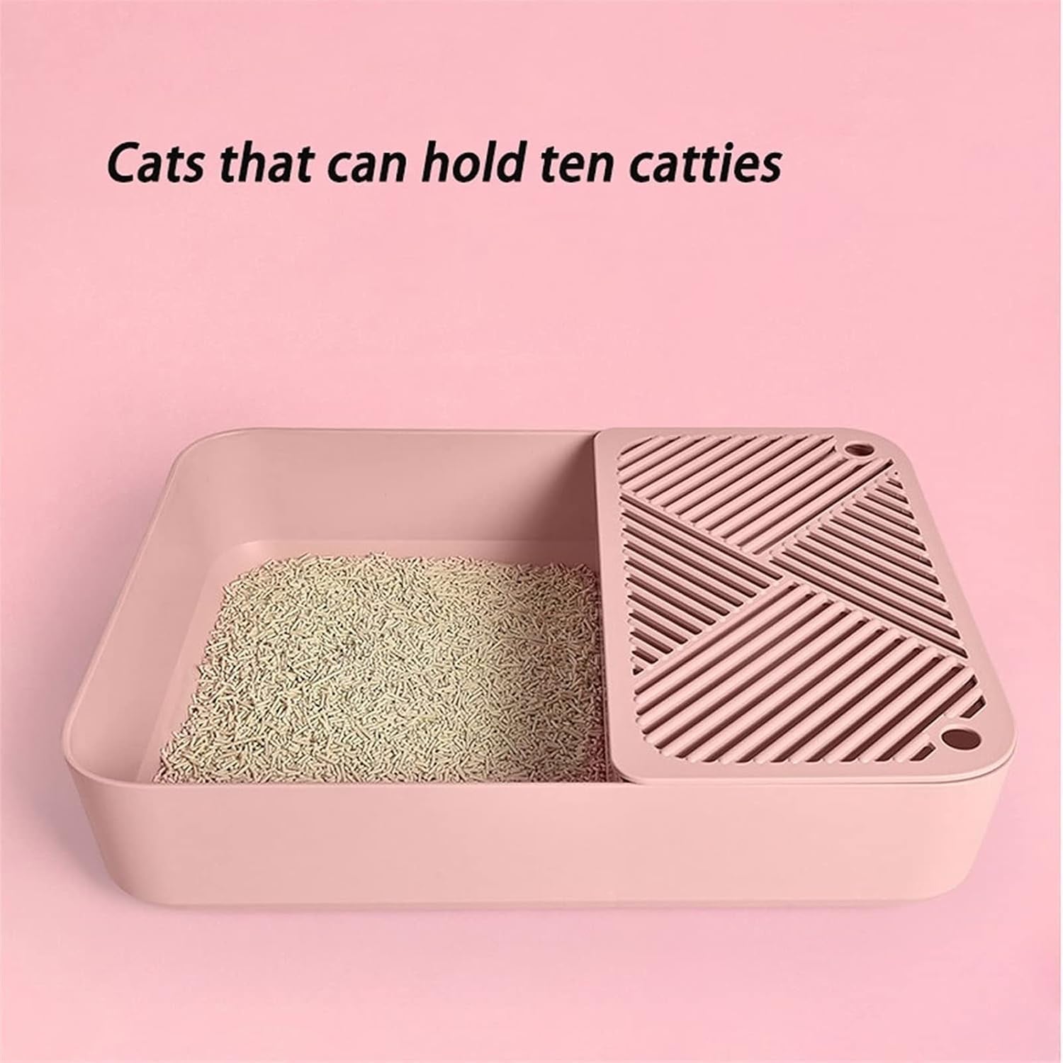 dog-potty-training-toilet-cat-litter-tray-fully-enclosed-japanese-style-box-toilet-kitten-anti-splash-and-deodorant-corridor-pet-with-curtain-pink-and-whitea