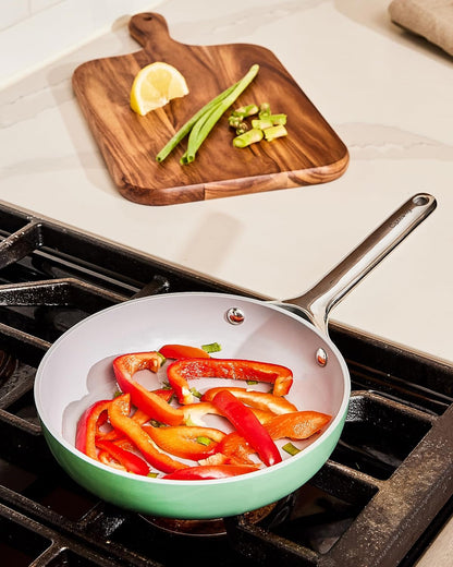 Caraway Non-Stick Ceramic-Coated Mini Fry Pan (1.05 Qt, 8") | Non-Toxic, PTFE and PFOA Free, Oven Safe and Compatible with All Stovetops (Gas, Electric and Induction), Cream7