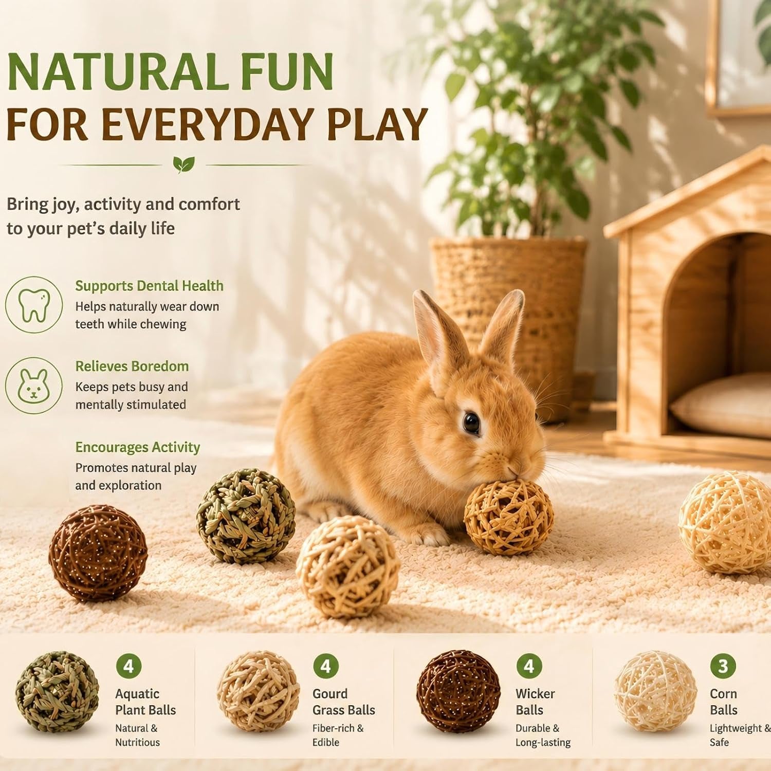 skylety-15-pieces-bunny-chew-balls-for-rabbits-small-animal-rolling-grass-toys-and-treats-for-guinea-pigs-chinchillas-hamsters-mice-teeth-grinding-gnawing-and-playclassic-style-1-97
