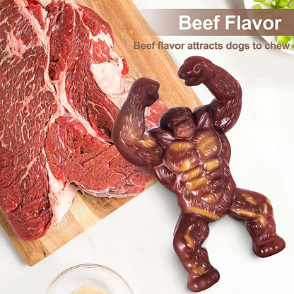 PETSTA Indestructible Dog Toys for Aggressive Chewers, Extreme Tough Toys for Large Dogs, Real Beef Flavored, Dog Bone for Medium/Large Dogs Breed, Gifts for Dogs3