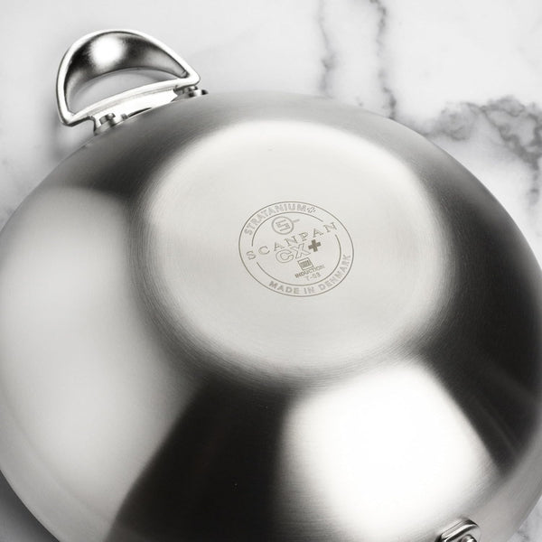 CX+ 12.5" Nonstick Wok - Stratanium plus Nonstick Stir Fry Pan | 5-Ply Stainless Steel - Made in Denmark6