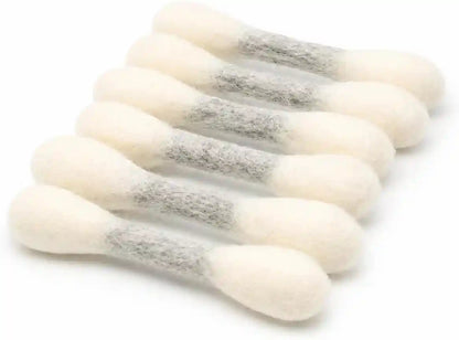 Glaciart One Swabs Cat Toys with Catnip - 6 Pk | Durable for Chew, Cute Cat Toys Interactive Kitty for Boredom, Exercise, & Play | Filled W/Organic Catnip for Anxiety & as Digestive Aid | Gift Idea16