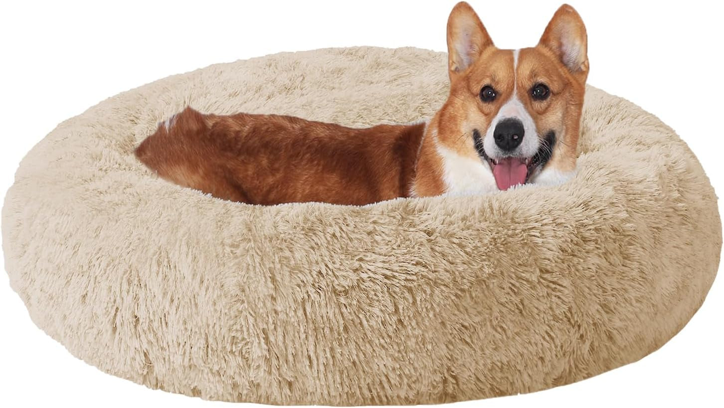 jollyvogue-small-dog-bed-calming-soft-anti-anxiety-donut-cat-bed-washable-round-fluffy-cushion-for-small-and-medium-pets-20