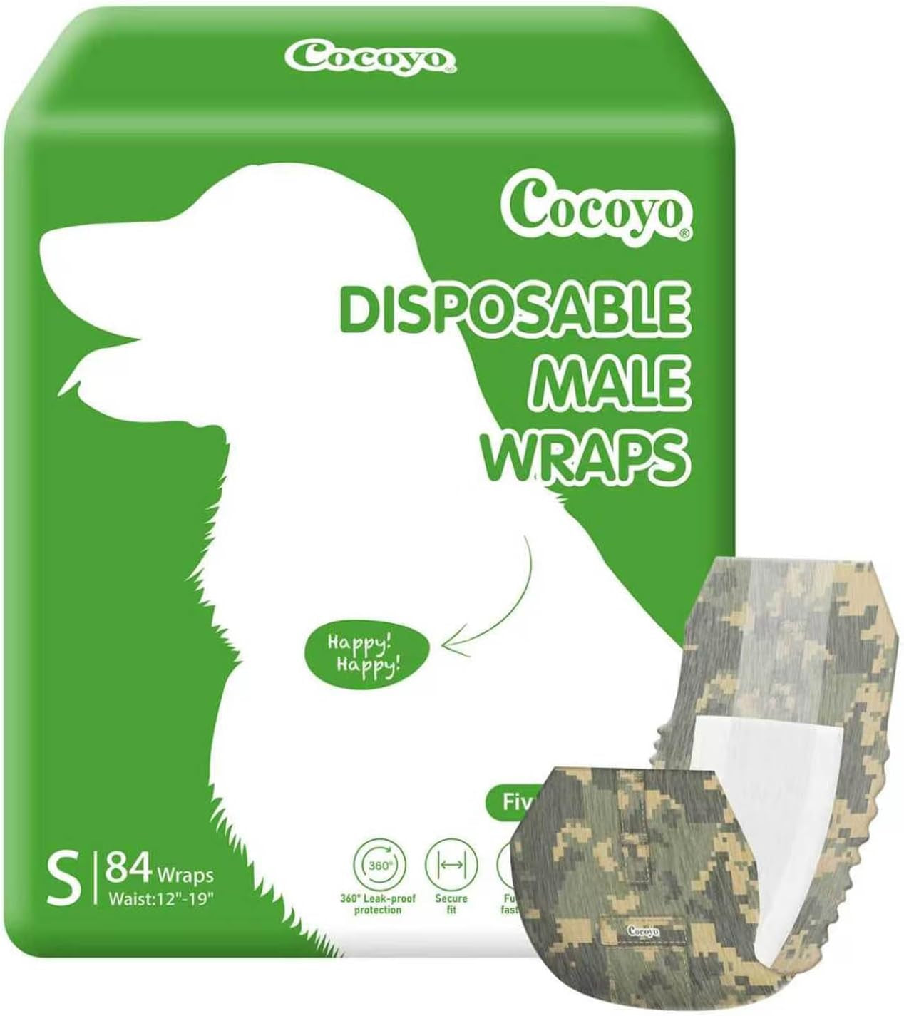 cocoyo-disposable-male-dog-wraps-small-size-84-count-super-absorbent-breathable-wetness-indicator