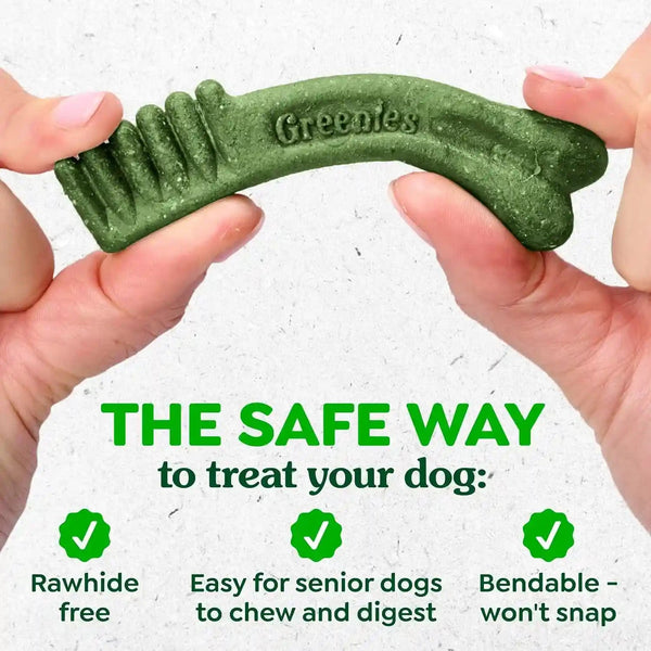 Greenies Senior Teenie Size Adult Natural Dental Dog Treats, 96 Count | Veterinarian-Recommended, Cleans Teeth, Freshens Breath, Supports Joint Health, Dogs 7+ (5-15 Lbs), 27 Oz. Pack8