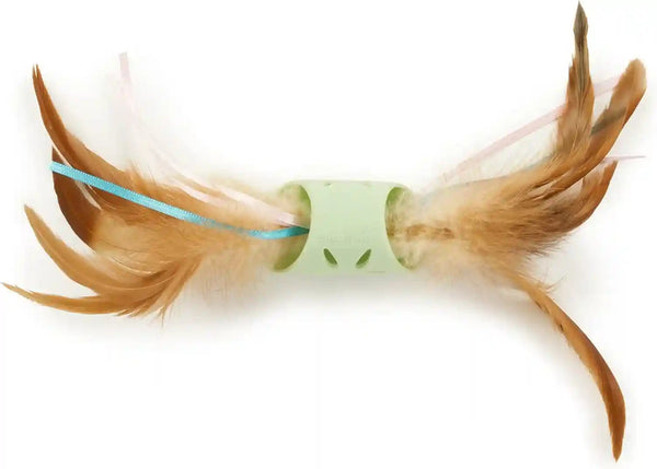 Smartykat Flutter Balls Catnip Plush and Feather Cat Toys, Erratic Motion for Batting & Pouncing Fun for Cats & Kittens, Set of 211