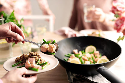 ECO LITE WOK 12" Made in Germany. Made from 100% Recycled Aluminum.Pfas-Free Diamond QXR Non-Stick Coating7