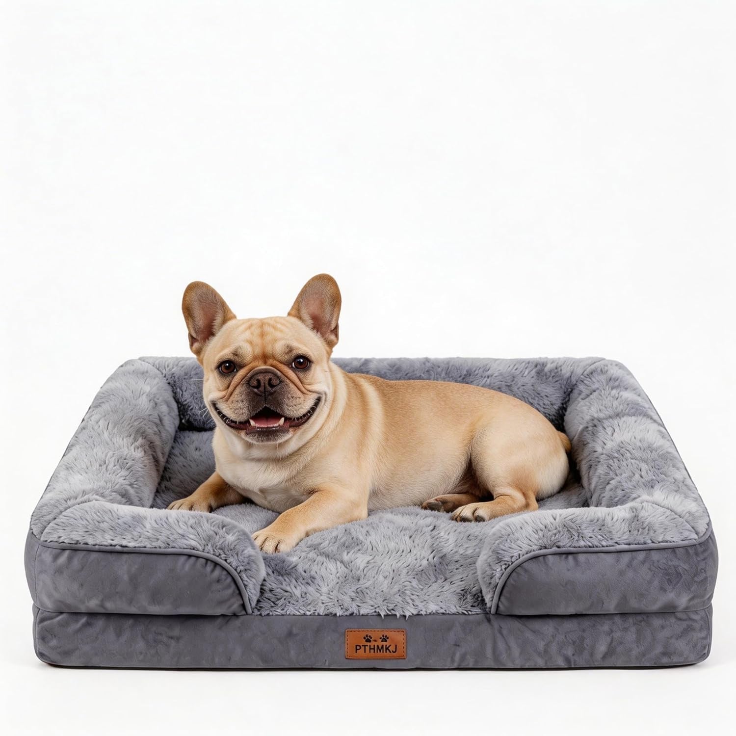 orthopedic-dog-bed-for-medium-dogs-gel-memory-foam-pet-bed-with-waterproof-washable-cover-contoured-bolster-design-for-dogs-cats-grey-30-0-l-x-20-0-w-x-6-3-th