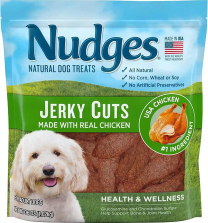 Blue Buffalo Nudges Chicken Jerky Bites Natural Dog Treats, Tender & Meaty Dog Snacks, Healthy Reward or Training Treat, Made in the USA with Real Chicken, No Artificial Preservatives, 16 Oz.21