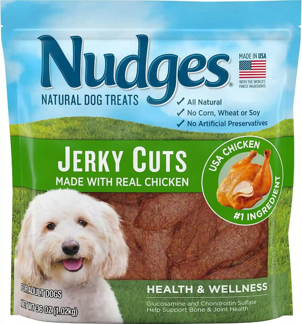 Blue Buffalo Nudges Chicken Jerky Bites Natural Dog Treats, Tender & Meaty Dog Snacks, Healthy Reward or Training Treat, Made in the USA with Real Chicken, No Artificial Preservatives, 16 Oz.21