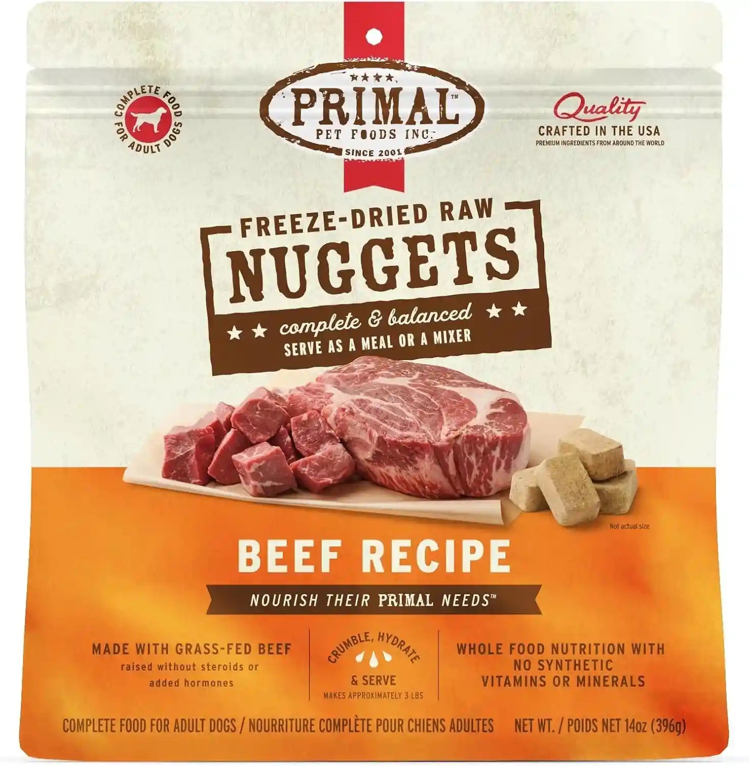 primal-freeze-dried-dog-food-nuggets-chicken-complete-balanced-meal-topper-or-treat-premium-healthy-grain-free-high-protein-raw-dog-food-14-oz-complete-balanced-nutrition-meal-topper-or-treat-grain-free-high-protein-no-synthetic-vitamins-minerals