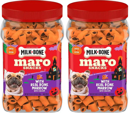 Milk-Bone Marosnacks Small Dog Treats with Real Bone Marrow, 40 Oz. Canister | Dog Treats with 12% Protein17