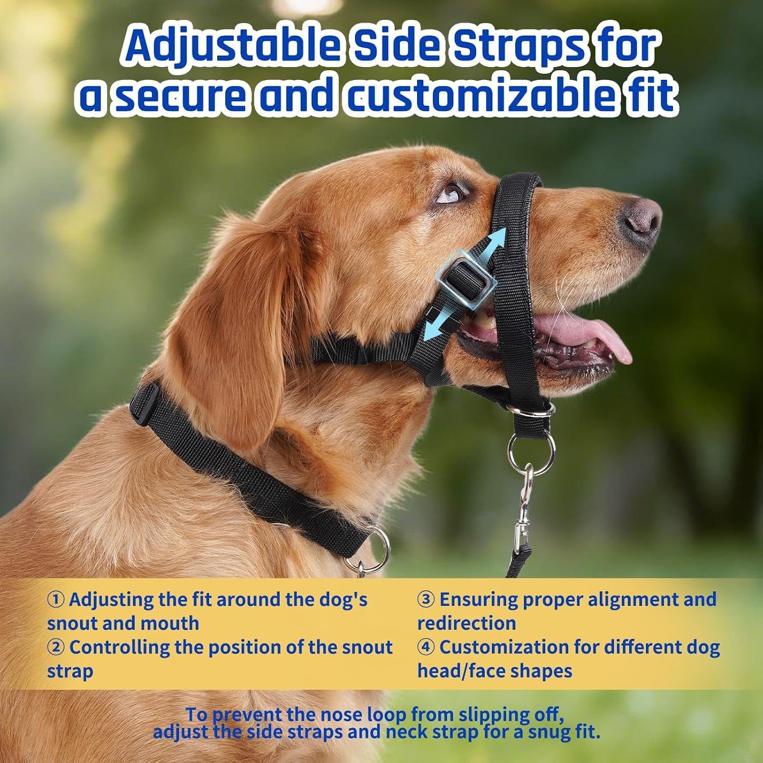 barkless-dog-training-head-collar-stops-pulling-and-improves-leash-walking-anti-pull-head-hatler-with-adjustable-safety-strap-soft-padded-muzzle-leash-for-walking-training-leash-reactive-large-dogs