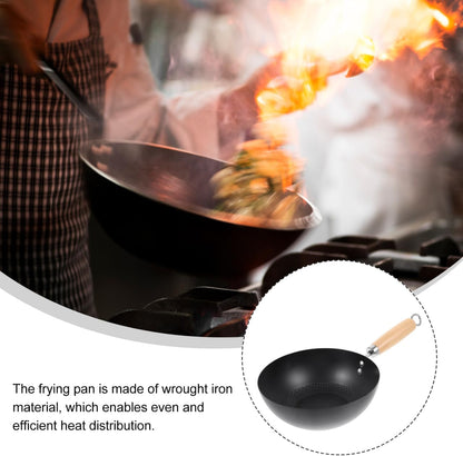 Small Iron Pot Japanese Style Mini Wok 8 Inch Flat Bottom Cast Iron Pan for Single Serving Cooking Compatible with Induction Gas Electric Stoves8