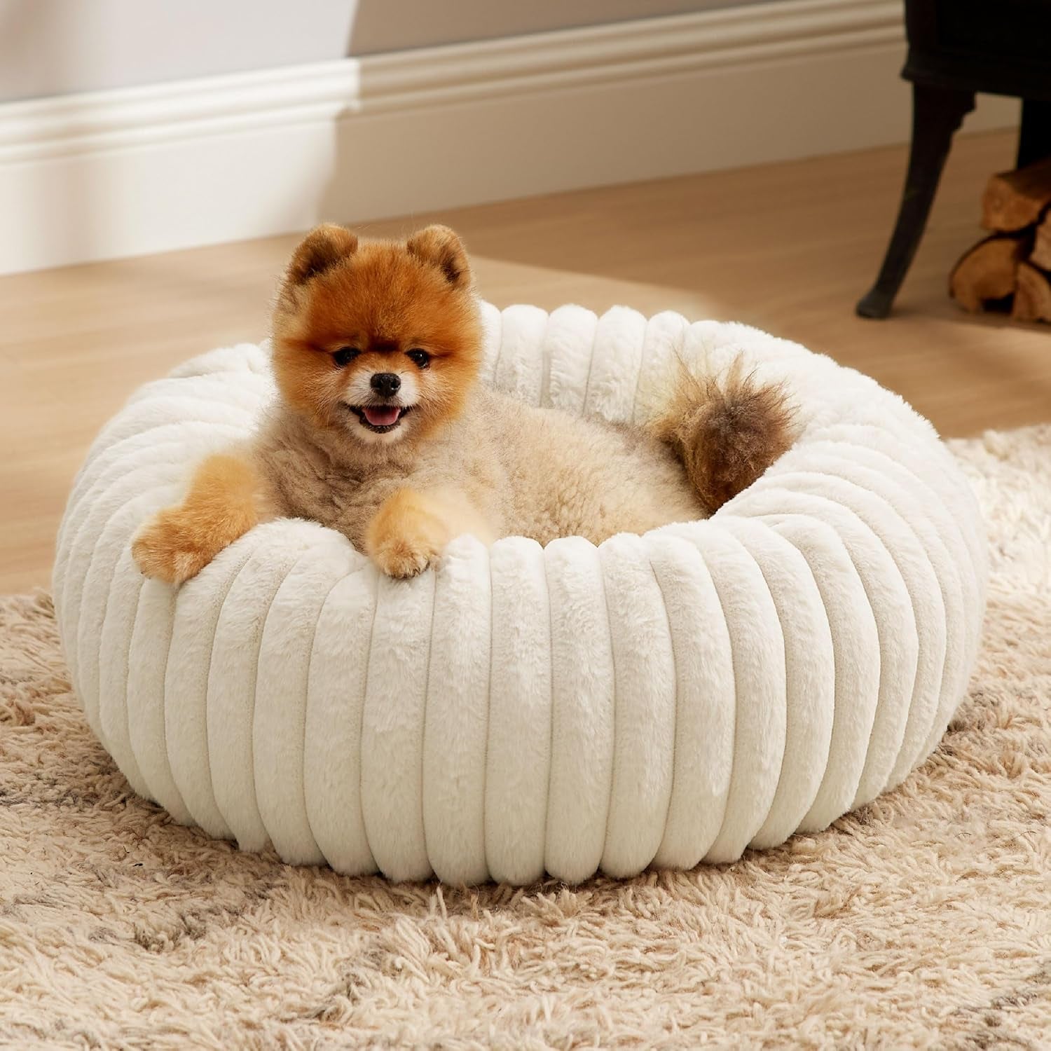 bedsure-comfyfleece™-donut-large-dog-bed-washable-faux-fur-with-corduroy-fleece-anti-slip-bottom-round-pet-bed-with-removable-cover-camel-brown-36x36x8-inches-36x36x8in-calming-round-pet-bed-support-plush-with-removable-corduroy-fleece-for-big-dog-anti-slip-bottom-camel-brown