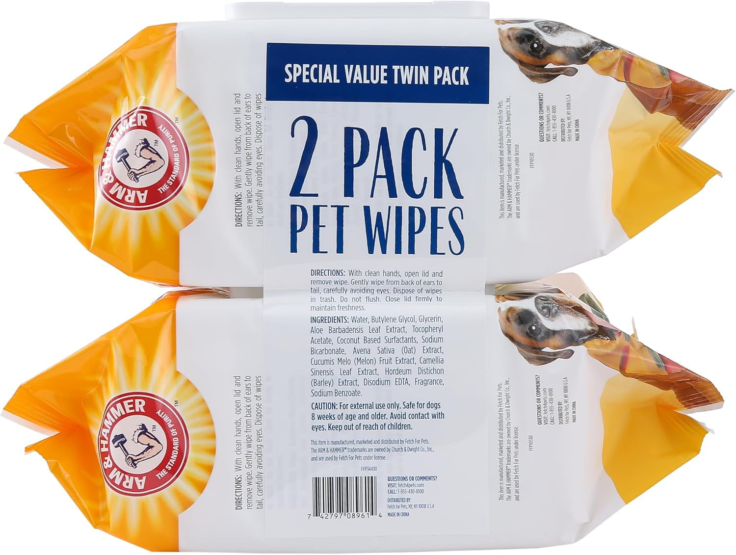 arm-and-hammer-for-pets-heavy-duty-multipurpose-dog-bath-wipes-mango-scent-all-purpose-wipes-remove-odor-and-refresh-your-dog-s-skin-between-baths-100-count-2-pack