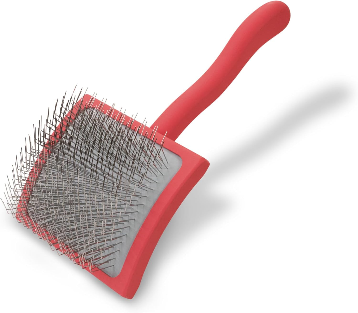 chris-christensen-big-g-dog-slicker-brush-for-dogs-goldendoodles-labradoodles-poodles-groom-like-a-professional-fluff-detangle-style-saves-time-energy-coral-large