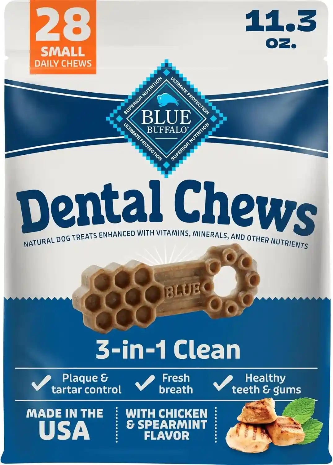 blue-buffalo-natural-dental-chews-for-small-dogs-5-20-lbs-chicken-spearmint-daily-teeth-cleaning-dog-treats-enhanced-with-vitamins-minerals-11-3-oz-bag-28-treat-count