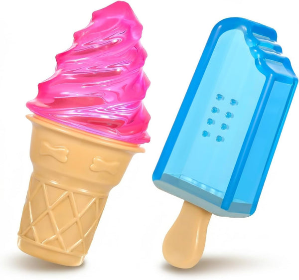 Pawaboo Pet Teether Cooling Chew Toys, Freezable Teething Toy for Puppies, Watermelon and Pineapple Shape Freeze Interactive Toys in Summer, Frozen Dog Treat Training Tools for Small and Medium Dogs9