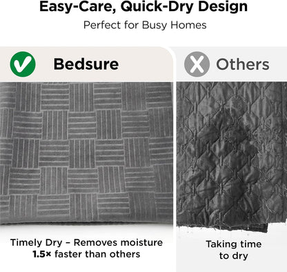 Bedsure Waterproof Couch Cover for Dogs Washable - Waterproof Blanket for Large Dogs Couch Sofa Bed Cozy, Lightweight Furniture Protector for Pet Cat Quick Drying, Ash Grey, 52X82In6