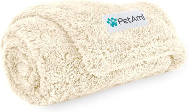 Petami Fluffy Waterproof Dog Blanket for Couch and Bed, Reversible Sherpa Pet Throw, Pee Proof Furniture Protector Sofa Cover, Washable Cat Blanket for Small Medium Dogs and Cats (Pink Blush, 24X32)11