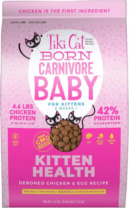 Tiki Cat Born Carnivore Baby, Chicken & Egg, 2.8 Lbs Bag7