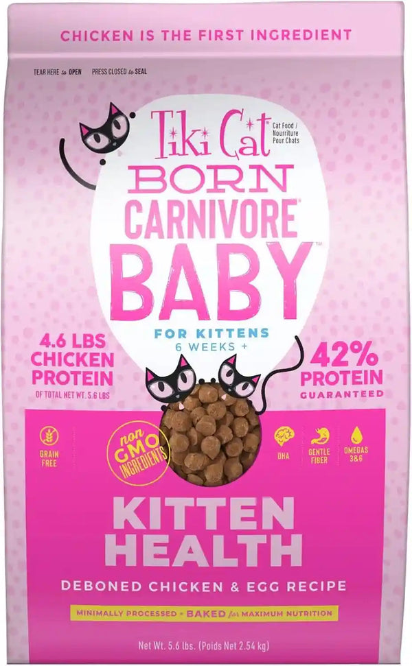 Tiki Cat Born Carnivore Baby, Chicken & Egg, 2.8 Lbs Bag7