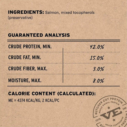 Vital Essentials Freeze Dried Dog Treats, Salmon Bites, 2.5 Oz Bag | Single Animal Protein, Premium Quality, Grain-Free Training Treats, USA Made with U.S. & Globally Sourced Ingredients3