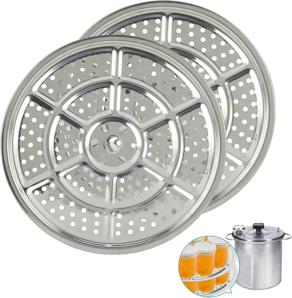2Pack Stainless Steel Canner Rack - 11-Inch Pressure Cooker Rack for Pressure Canner - Compatible with Presto, All-American and More1