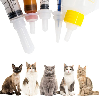 Puppy Kitten Bottle for Nursing, Newborn Baby Dog Cat Rabbit Feeding Feeder9