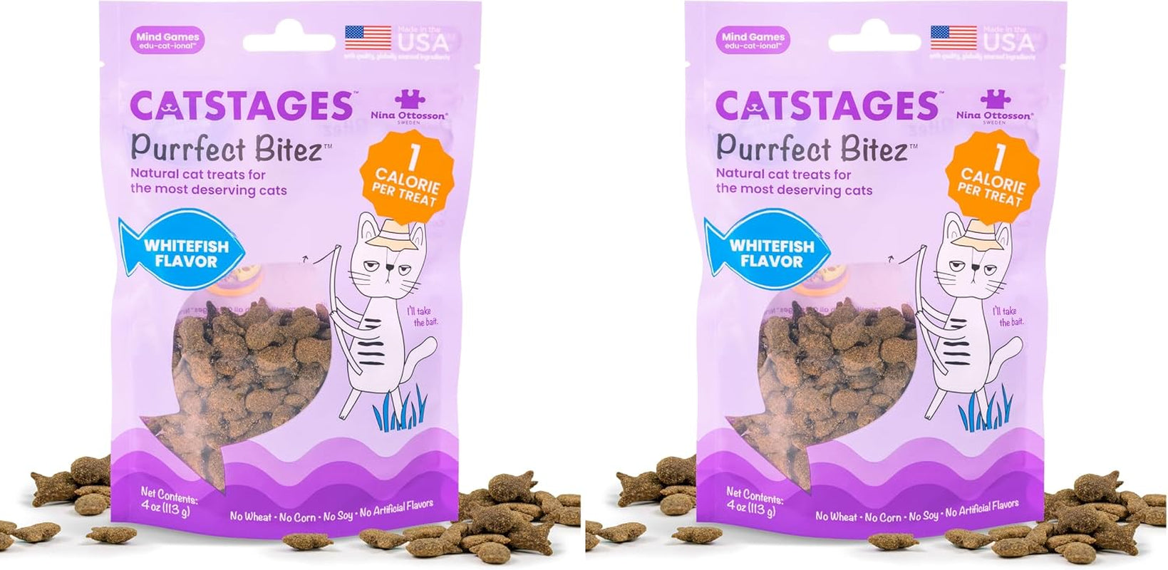 catstages-by-nina-ottosson-purrfect-bitez-natural-crunchy-cat-treats-for-puzzles-toys-feeders-training-usa-made-real-chicken-flavor-4oz
