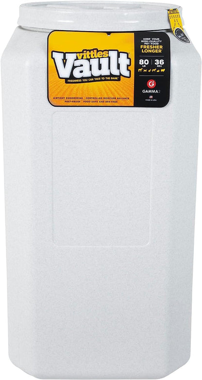 Gamma2 Vittles Vault Pet Food Storage Containers - Sealed Dog and Cat Food Storage Container, Fits up to 25Lbs, Made in the USA - [12"L X 13.75"H] | Made in USA, 12 Inch Long by 13.75 Inch Tall, Airtight Lid Keeps Kibble Fresh and Pests Out, a Durable Pantry Bin Design16