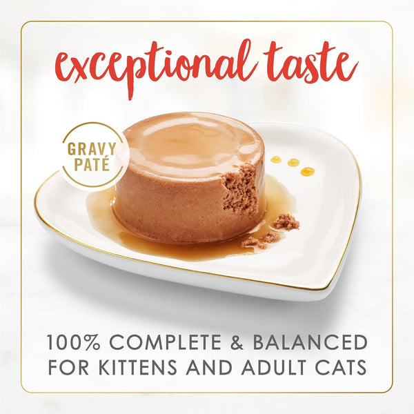 Purina Fancy Feast Gravy Lovers Beef Feast Pate in Wet Cat Food Gravy - (Pack of 24) 3 Oz. Cans2