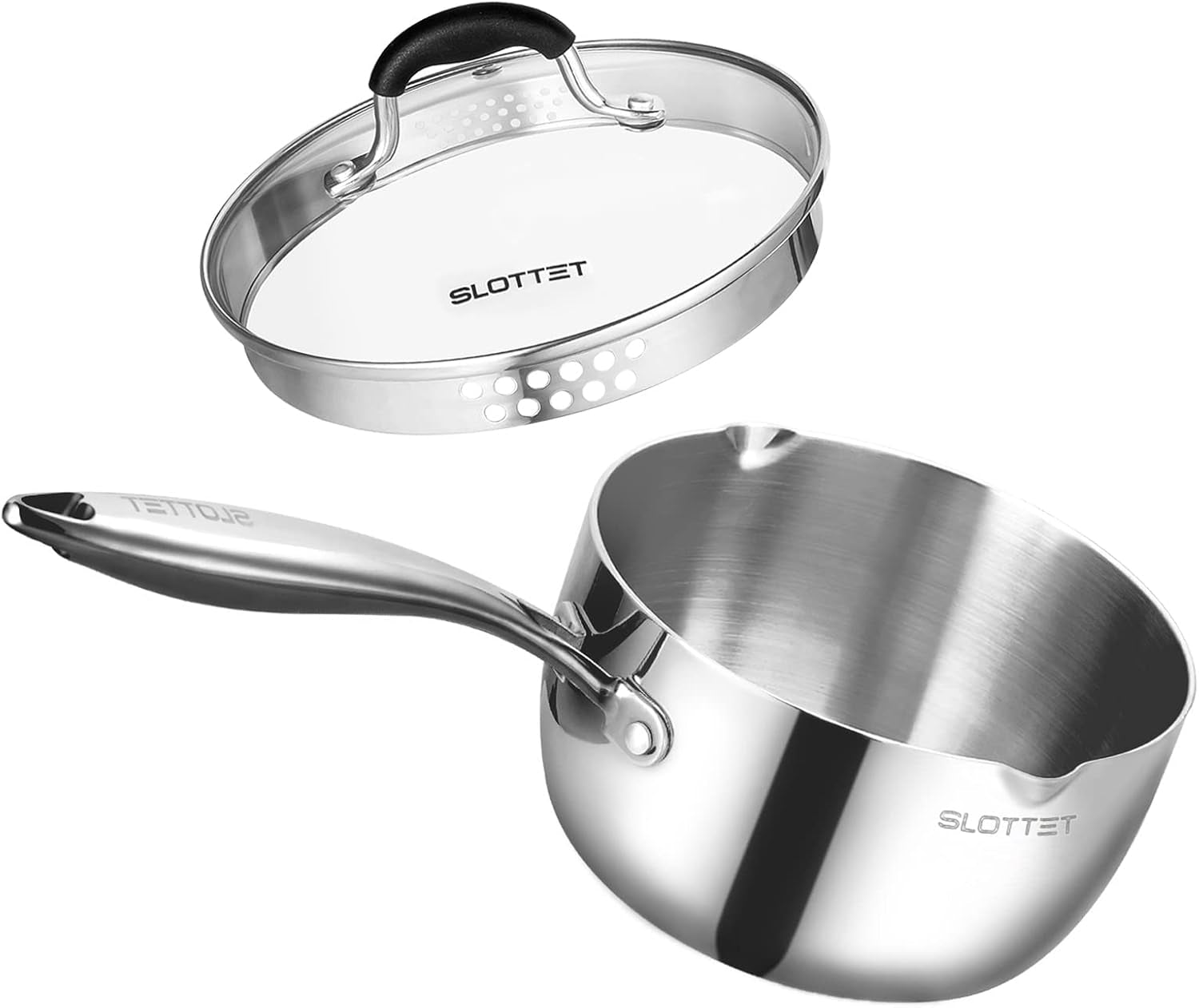 tri-ply-whole-clad-stainless-steel-sauce-pan-with-pour-spout-2-5-quart-small-multipurpose-pasta-pot-with-strainer-glass-lid-saucepan-for-cooking-with-stay-cool-handle