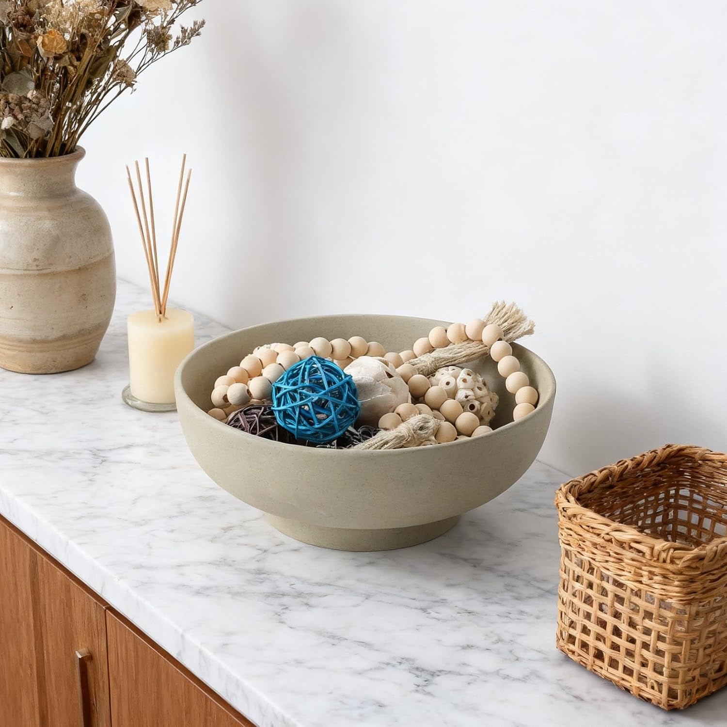 stoneware-fruit-bowl-for-kitchen-counter-large-ceramic-decorative-bowls-for-home-decor-entryway-pedestal-bowl-for-keys-10-5inch-greige