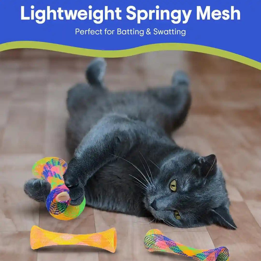 spot-kitty-fun-tubes-cat-toy-with-catnip-inside-bouncy-interactive-mesh-toy-for-cats-and-kittens-to-bite-swat-and-chase-3-pieces