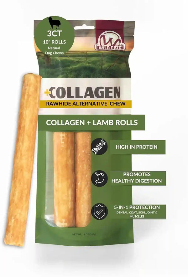 Wild Eats Real Duck Collagen Bully Sticks for Dogs, 25 Pack, Rawhide Free | No Hide Chew Treat Made without Grain, 5 Inch Size, High Protein, Satisfies Natural Gnawing Urges, Suits All Breeds19