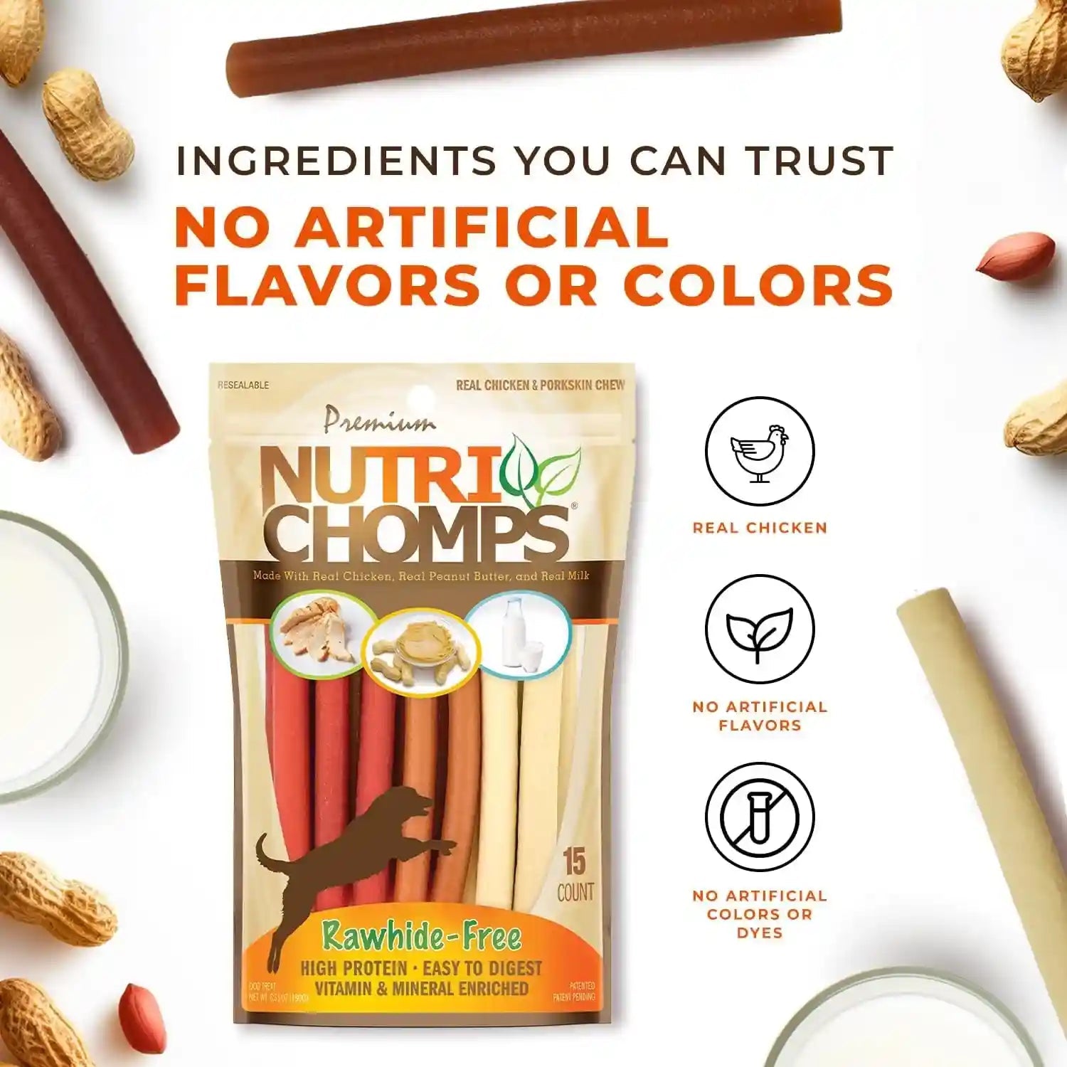 nutri-chomps-dog-chews-5-inch-twists-easy-to-digest-rawhide-free-dog-treats-15-count-real-chicken-peanut-butter-and-milk-flavors-a-rawhide-free-chew-thats-gentle-and-easy-to-digest-made-with-the-real-wholesome-ingredients-dogs-love